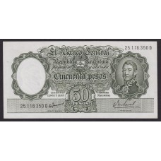 ARGENTINA COL. 485e BILLETE DE $ 50 SAN MARTIN BOT 2025a